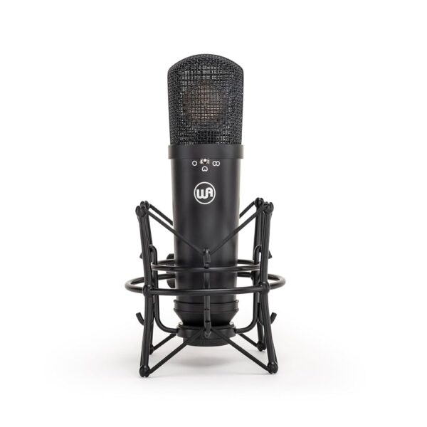 Warm Audio WA-87jr Micrófono condensador de diafragma grande con montura de choque, sonido rico de calidad de estudio pa
