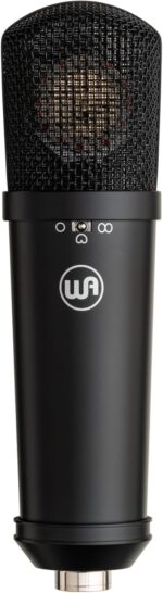 Warm Audio WA-87jr Micrófono condensador de diafragma grande con montura de choque, sonido rico de calidad de estudio pa