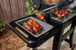 Ahumador de Pellets Weber Smoque 1500770 22 Pulgadas Negro Acero Esmaltado de Porcelana