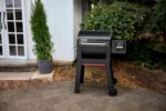 Ahumador de Pellets Weber Smoque 1500770 22 Pulgadas Negro Acero Esmaltado de Porcelana