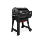 Ahumador de Pellets Weber Smoque 1500770 22 Pulgadas Negro Acero Esmaltado de Porcelana