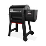 Ahumador de Pellets Weber Smoque 1500770 22 Pulgadas Negro Acero Esmaltado de Porcelana