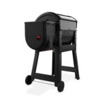 Ahumador de Pellets Weber Smoque 1500770 22 Pulgadas Negro Acero Esmaltado de Porcelana