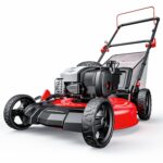 Cortacésped de Gas PowerSmart B8621P 3 en 1 21 Pulgadas Motor 4 Tiempos 140cc 6 Ajustes de Altura