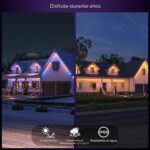 Luces de Cadena Philips Hue Festavia 150 pies 80 luces LED Multicolor Resistente al Agua IP67