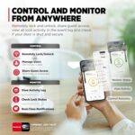 Kwikset Halo Select - Cerradura inteligente de entrada sin llave para puerta con Wi-Fi y Matter habilitada, cerrojo de p