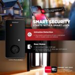 Kwikset Halo Select - Cerradura inteligente de entrada sin llave para puerta con Wi-Fi y Matter habilitada, cerrojo de p