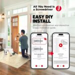 Kwikset Halo Select - Cerradura inteligente de entrada sin llave para puerta con Wi-Fi y Matter habilitada, cerrojo de p