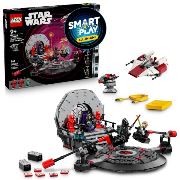 LEGO Star Wars Duelo en la Sala del Trono y A Wing Set SMART Play 75427 962 piezas