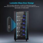 Armario de Baterías SGPWATT Enclosed Battery Cabinet Cerrado 6 Niveles con Ruedas Barra Colectora 600A Compatible Rack 3