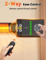 Calentador para Exteriores HETRAROOT SH04 1500W Infrarrojo 9 Niveles de Calefacción IP65 Control Remoto de 25 Pies