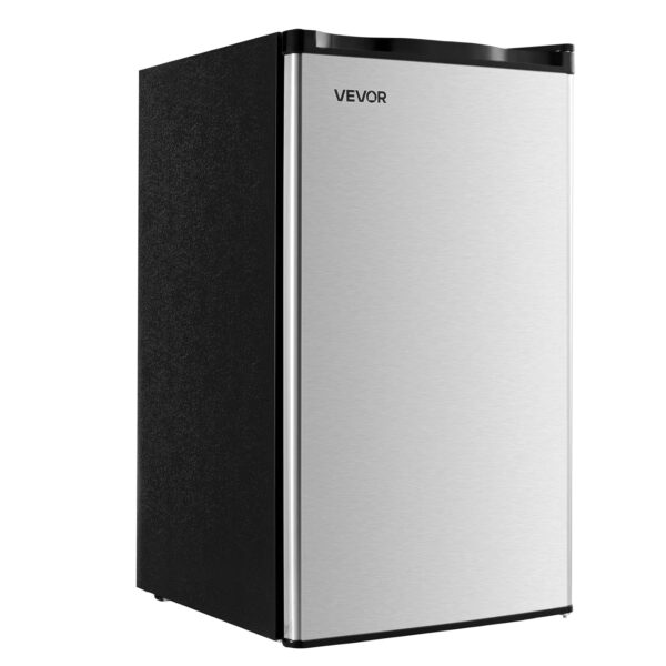 VEVOR Mini refrigerador de 3.2 pies cúbicos con congelador, refrigerador compacto de una sola puerta con zona de congela