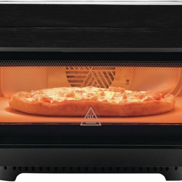 Frigidaire Horno eléctrico para pizza de interior – Alcanza temperaturas de 700 ° F – Hornea a piedra pizzas de 12 pulga