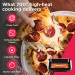 Frigidaire Horno eléctrico para pizza de interior – Alcanza temperaturas de 700 ° F – Hornea a piedra pizzas de 12 pulga