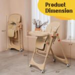 Silla Alta Convertible FAHKNS 25663-25-6 6 en 1 con Balancín Marrón
