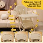 Silla Alta Convertible FAHKNS 25663-25-6 6 en 1 con Balancín Marrón