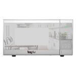 Total Chef Horno de microondas de 0.9 pies cúbicos - Electrodoméstico de cocina compacto para encimera, microondas peque