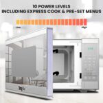 Total Chef Horno de microondas de 0.9 pies cúbicos - Electrodoméstico de cocina compacto para encimera, microondas peque