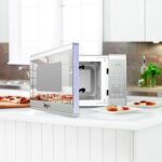 Total Chef Horno de microondas de 0.9 pies cúbicos - Electrodoméstico de cocina compacto para encimera, microondas peque