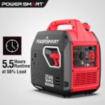 Generador Inversor Portátil PowerSmart PS5020W 2500 Vatios Motor 4 Tiempos 79cc Silencioso