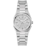 Reloj Bulova 96M176 de Vestir Cuarzo Tres Manecillas con Calendario para Mujer Brazalete de Acero Inoxidable Esfera con