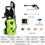 Lavadora a Presión Eléctrica Imdot HX18 5000PSI 2.8GPM Manguera 33 Pies Verde Oscuro