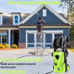 Lavadora a Presión Eléctrica Imdot HX18 5000PSI 2.8GPM Manguera 33 Pies Verde Oscuro
