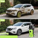 Lavadora a Presión Eléctrica Imdot HX18 5000PSI 2.8GPM Manguera 33 Pies Verde Oscuro