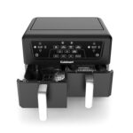 Cuisinart Freidora de aire de doble cesta, dos cestas en total de 11 QT, freidora de aire de 4 funciones para freír al a
