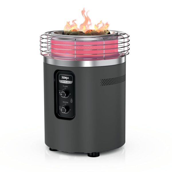 Calentador Exterior y Hoguera Ninja Fireside360 OF101AMZ 80000 BTU Gris Antracita Propano