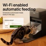 Comedero Automático RFID para Gatos PETLIBRO PLAF301 3 Litros con Sensor de Collar Wi-Fi Doble Banda