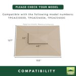 Toldo de Repuesto Garden Winds LCM1639BCNRS-V26 Compatible con TPGAZ2303D TPGAZ2403A TPGAZ2403C Riplock 350 Beige Arena