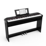 Piano de teclado de 88 teclas, teclado de piano martillo pesado de tamaño completo, piano eléctrico portátil para princi