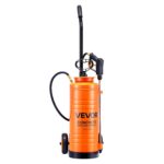 Pulverizador Industrial de Concreto VEVOR 21014ST Acero Inoxidable 3.5 Galones con Carrito con Ruedas y Manguera de 120