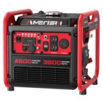 Generador Inversor AMERISUN AM5040 4500 W Motor 4 Tiempos 223cc Gasolina Sensor de CO Salida RV 120V 30A