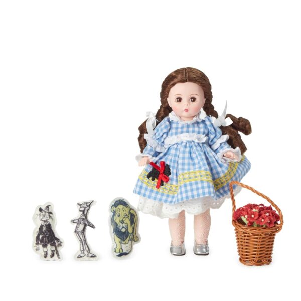 Muñeca coleccionable Dorothy Madame Alexander 21103 8.5 pulgadas Mago de Oz con Toto
