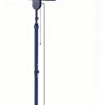 Calentador de Patio FLOWBREEZE 2000 1500W Infrarrojo IP54 Altura Ajustable Color Marino