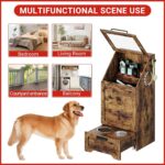 Estación Elevada de Alimentación para Perros PeakPursuit S4APIpX61Z4hj57FKRJyhghBds con 2 Cuencos de Acero Inoxidable Ga