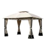 Toldo de Repuesto y Malla Garden Winds LCM1708BCNRS-V26 para Cenador Crestfield 11 x 13 pies Beige Arena Clásico Riplock