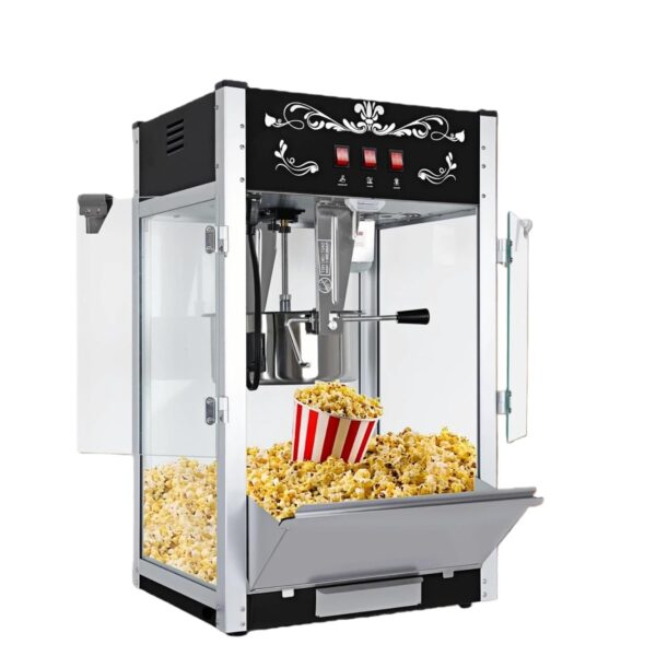 Máquina de palomitas Trygoal, máquina de palomitas de 16 Oz para 80 tazas por tanda, máquina de palomitas estilo barra c