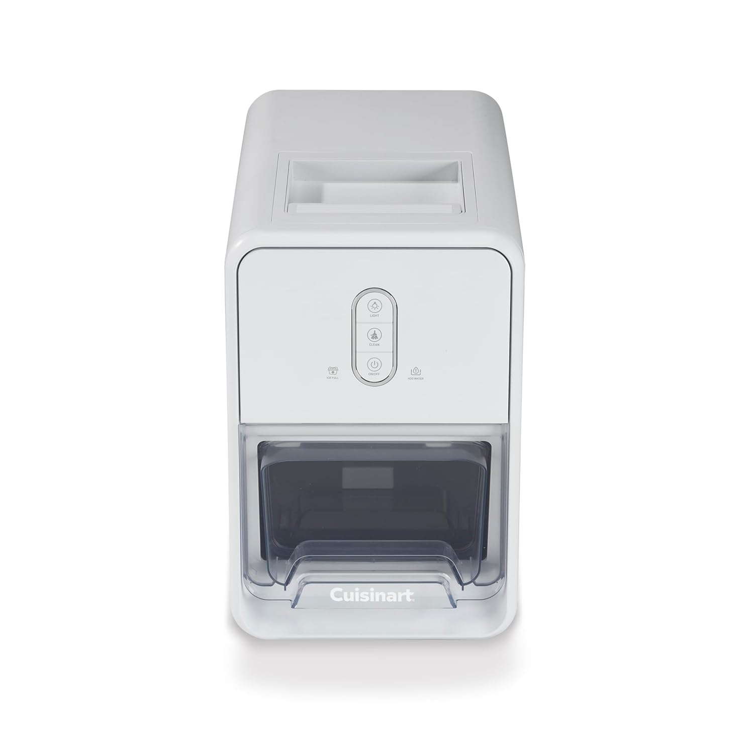 Cuisinart Máquina para hacer cubitos de hielo de pepitas de encimera, blanco, IMC-12