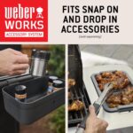 Weber Spirit® EX‑325 Parrilla de gas inteligente (Gas Natural) para cocinar al aire libre, 3 quemadores – Negro, Parrill