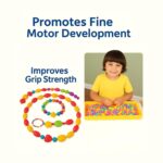 Paquete de Actividades de Matemáticas Tempranas Constructive Playthings AMZ-5506 474 Piezas 464 Cuentas Pop 25 Búhos Con
