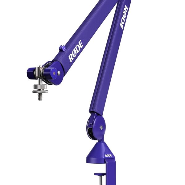 RØDE PSA1+ Brazo de estudio profesional con amortiguación de resorte y gestión de cables (morado)