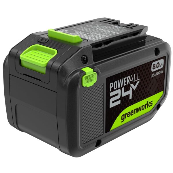 Batería Greenworks PowerAll PA800 24V 8.0Ah Iones de Litio con Puerto USB-C Bidireccional 100W
