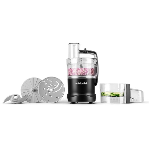 nutribullet Procesador de alimentos ilimitado, negro mate
