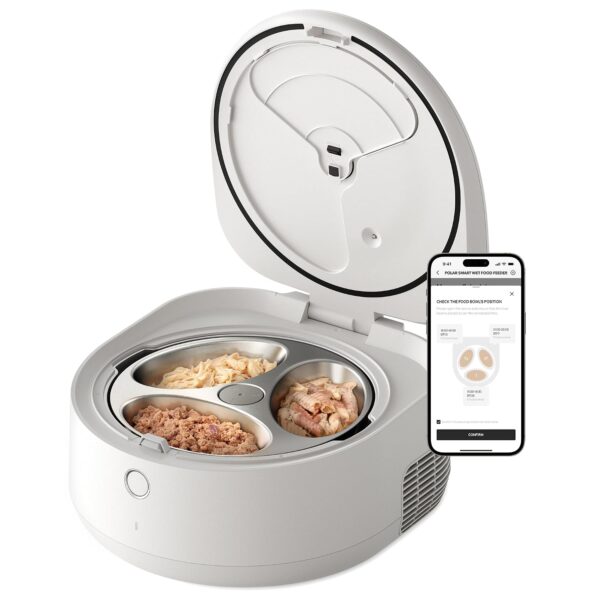 Alimentador Automático para Gatos PETLIBRO PLAF109 con Tazón de Acero Inoxidable 5 Litros Wi-Fi