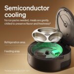 Comedero Automático PETLIBRO PLAF109SS para Alimentos Húmedos con Enfriamiento Semiconductor Cuenco de Acero Inoxidable