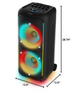 Bocina Bluetooth Philips TAX5000/37 200W Bass+ RGB Lightshow TWS Auracast Karaoke Portátil