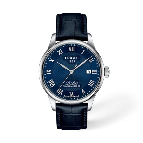 Reloj Tissot Le Locle T0064071604300 automático suizo para hombre caja de acero inoxidable 39.3 milímetros esfera azul c